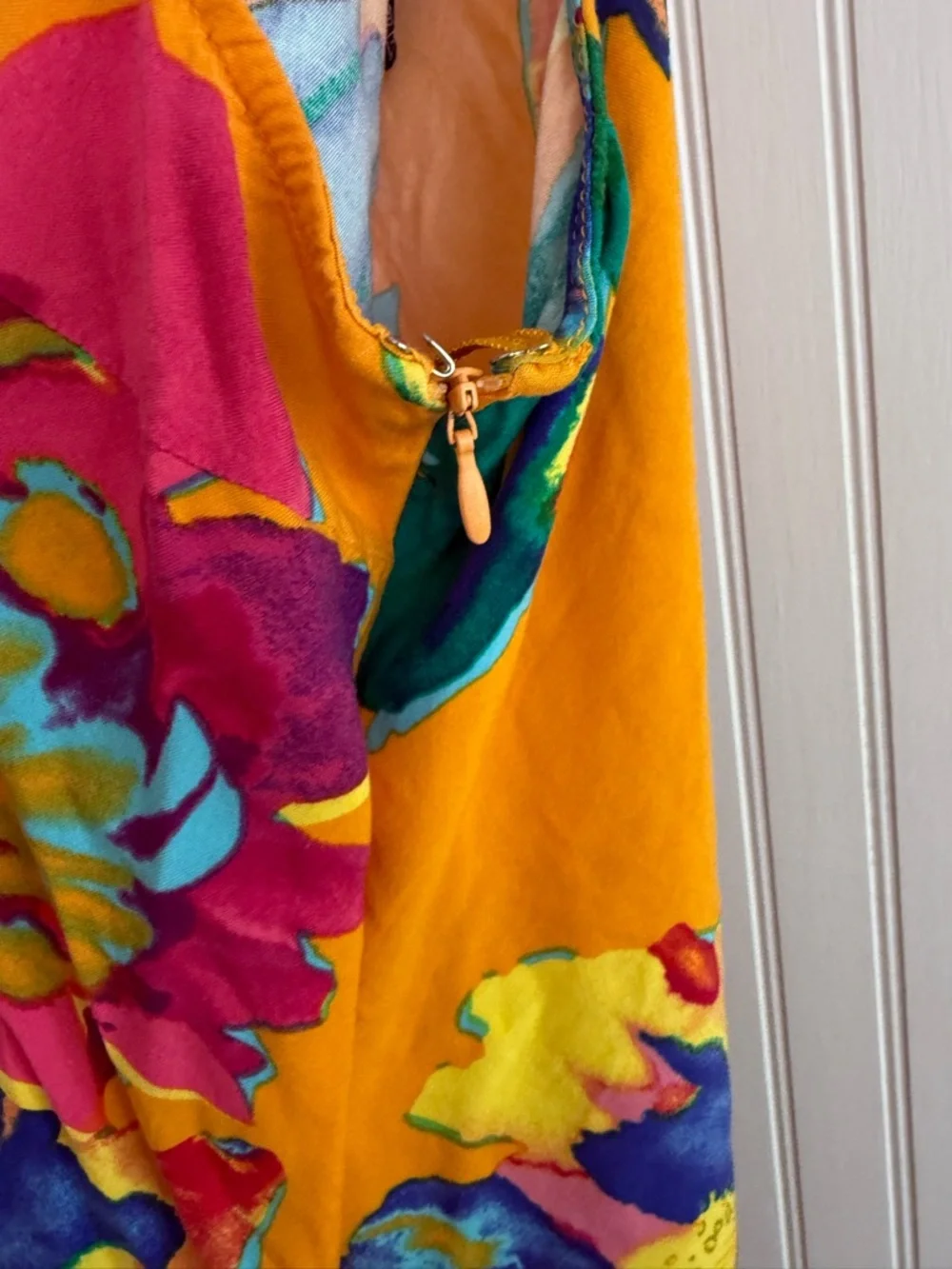 MSK Tropical Jumpsuit Size XL - Picture 4 of 6